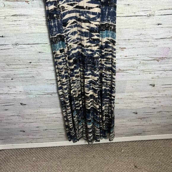 Urban outfitters ecote tribal blue maxi dress Aztec size medium - Picture 2 of 7